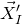 ModifyingAbove upper X With right arrow prime Subscript upper I
