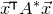 ModifyingAbove x With right arrow Superscript intercalate Baseline upper A Superscript asterisk Baseline ModifyingAbove x With right arrow