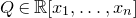 upper Q element of double struck upper R left bracket x 1 comma ellipsis comma x Subscript n Baseline right bracket