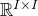 double struck upper R Superscript upper I times upper I