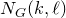 upper N Subscript upper G Baseline left parenthesis k comma script l right parenthesis