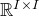 double struck upper R Superscript upper I times upper I