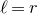 script l equals r