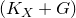 left parenthesis upper K Subscript upper X Baseline plus upper G right parenthesis