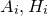 upper A Subscript i Baseline comma upper H Subscript i Baseline