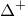 normal upper Delta Superscript plus