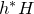 h Superscript asterisk Baseline upper H