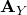 bold upper A Subscript upper Y