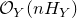 script upper O Subscript upper Y Baseline left parenthesis n upper H Subscript upper Y Baseline right parenthesis