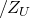slash upper Z Subscript upper U