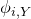 phi Subscript i comma upper Y