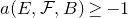 a left parenthesis upper E comma script upper F comma upper B right parenthesis greater than or equals negative 1