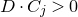upper D dot upper C Subscript j Baseline greater than 0