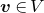 bold italic v element of upper V