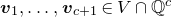 bold italic v 1 comma ellipsis comma bold italic v Subscript c plus 1 Baseline element of upper V intersection double struck upper Q Superscript c