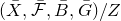 left parenthesis upper X overbar comma script upper F overbar comma upper B overbar comma upper G overbar right parenthesis divided by upper Z
