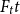 upper F Subscript t Baseline t