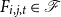 upper F Subscript i comma j comma t Baseline element of script upper F