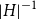 StartAbsoluteValue upper H EndAbsoluteValue Superscript negative 1