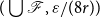 left parenthesis union script upper F comma epsilon divided by left parenthesis 8 r right parenthesis right parenthesis