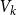 upper V Subscript k