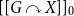 left bracket left bracket upper G clockwise top semicircle arrow upper X right bracket right bracket Subscript 0
