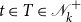 t element of upper T element of script upper N Subscript k Superscript plus