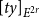 left bracket t y right bracket Subscript upper E Sub Superscript 2 r
