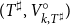 left parenthesis upper T Superscript normal ♯ Baseline comma upper V Subscript k comma upper T Sub Superscript normal ♯ Subscript Superscript ring Baseline right parenthesis
