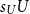 s Subscript upper U Baseline upper U