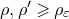 rho comma rho prime greater than or slanted equals rho Subscript epsilon Baseline