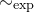 tilde Subscript exp Baseline