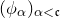 left parenthesis phi Subscript alpha Baseline right parenthesis Subscript alpha less than German c