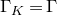 normal upper Gamma Subscript upper K Baseline equals normal upper Gamma