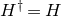 upper H Superscript dagger Baseline equals upper H