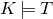 upper K true upper T