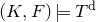 left parenthesis upper K comma upper F right parenthesis true upper T Superscript normal d