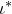 iota Superscript asterisk