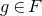 g element of upper F