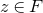 z element of upper F