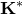 bold upper K Superscript asterisk