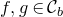 f comma g element of script upper C Subscript b Baseline