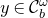 y element of script upper C Subscript b Superscript omega