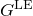 upper G Superscript upper L upper E