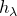 h Subscript lamda