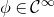 phi element of script upper C Superscript normal infinity
