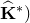 ModifyingAbove bold upper K With caret Superscript asterisk Baseline right parenthesis