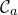 script upper C Subscript a