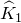 ModifyingAbove upper K With caret Subscript 1