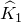 ModifyingAbove upper K With caret Subscript 1